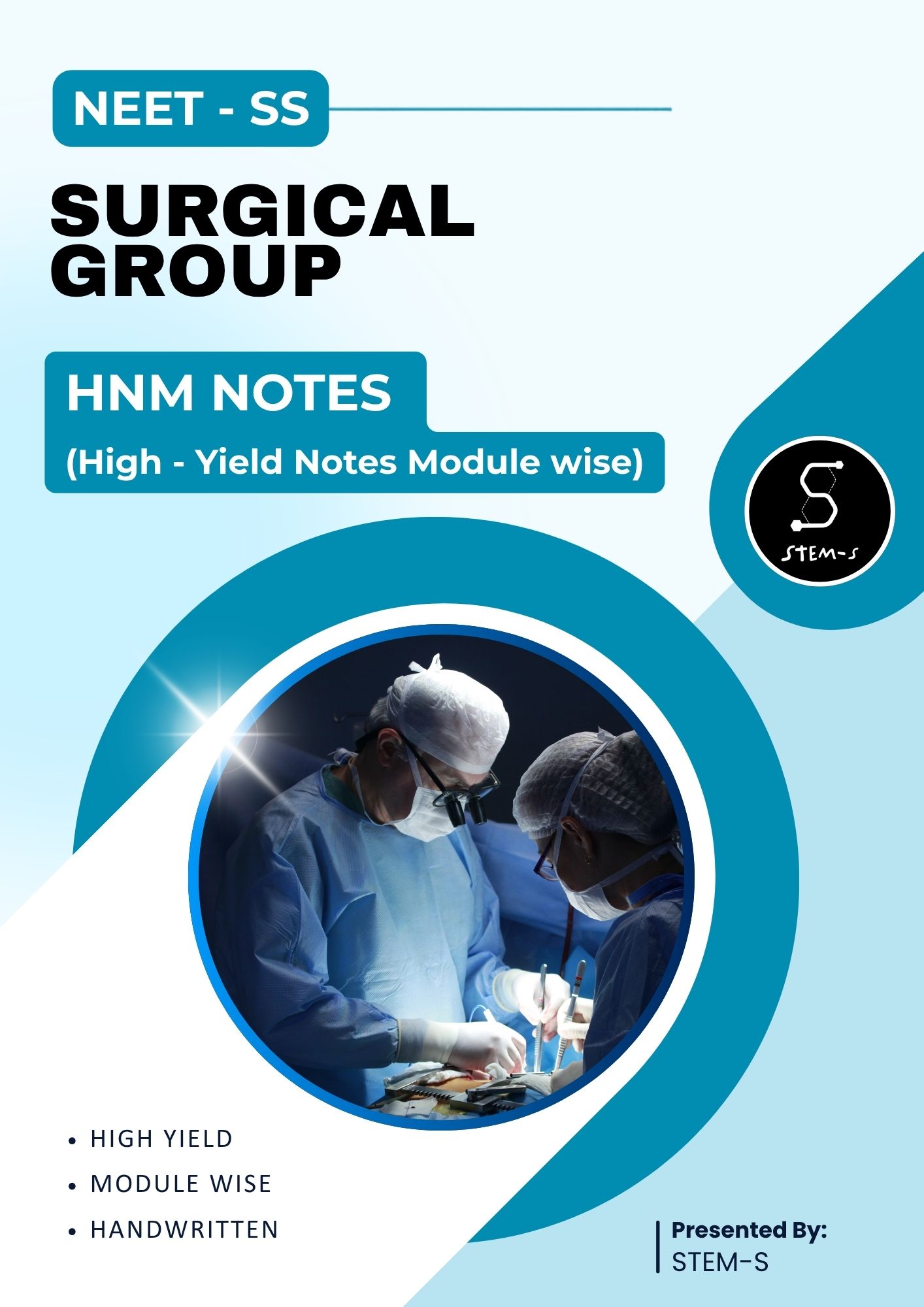 HNM Notes (High-Yield Notes Modulewise) for NEET-SS Surgical group